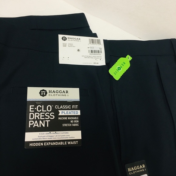 Haggar pants NWT slacks classic fit W38 L29 - Picture 4 of 7